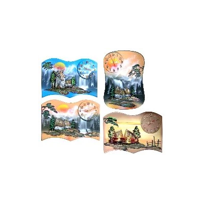 CERPLAST-ZEGAR MALOWANY *DUŻY* 47*34