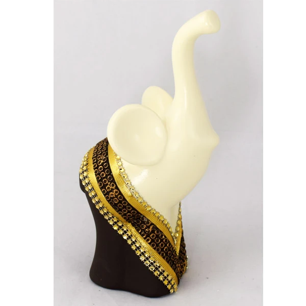 CER-SŁOŃ PLASTUŚ MAŁY *DECOR PASEK 1/2 KREM* C-556P