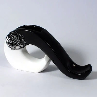 CER-ŚWIECZNIK/STROIK NUTA *DECOR CZARNY* C-182DCZ