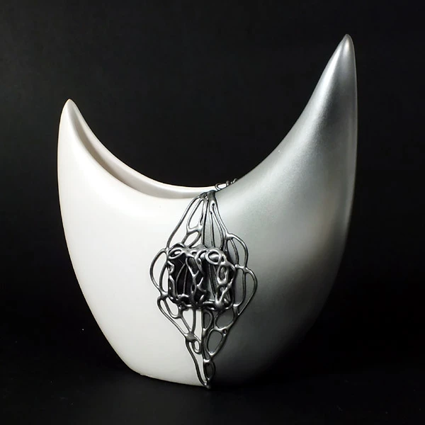 CER-WAZON KSIĘŻYC BEZ DZIUR *DECOR 1/2 SREBRO* C-398-1/2S