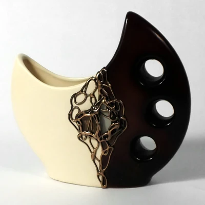 CER-WAZON KSIĘŻYC MAŁY *DECOR 1/2VENGE/BRĄZ* C-316-1/2DV/BR