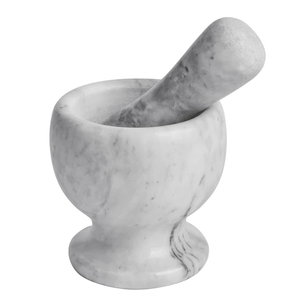 TAD-MOŹDZIERZ MARMUROWY 10,5X10,5CM SZARY XMPM105Y