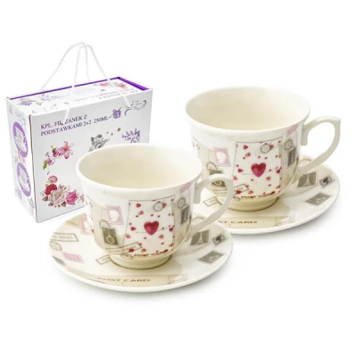 TG-KPL. FILIŻANEK ZE SPODKAMI 2+2 LV15