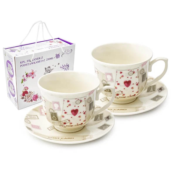 TG-KPL. FILIŻANEK ZE SPODKAMI 2+2 LV15