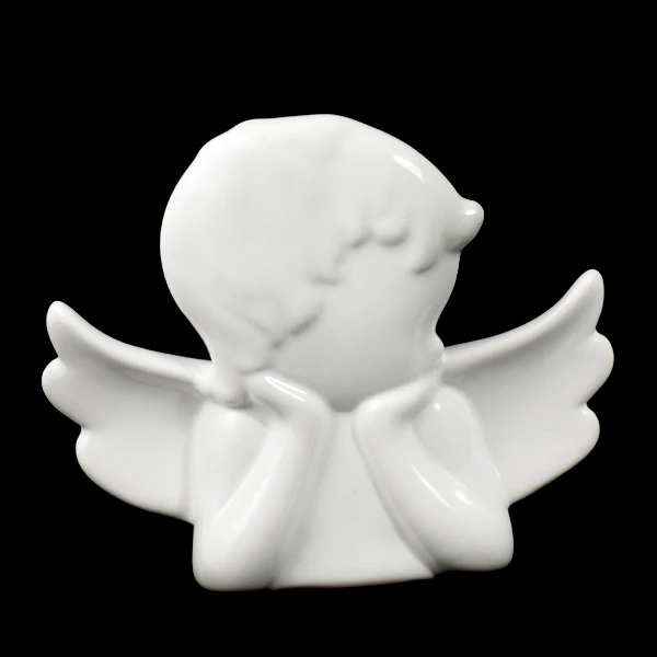 CER-ANIOŁ PROFIL DUŻY *SZKLIWO BIAŁE* C-489SZB