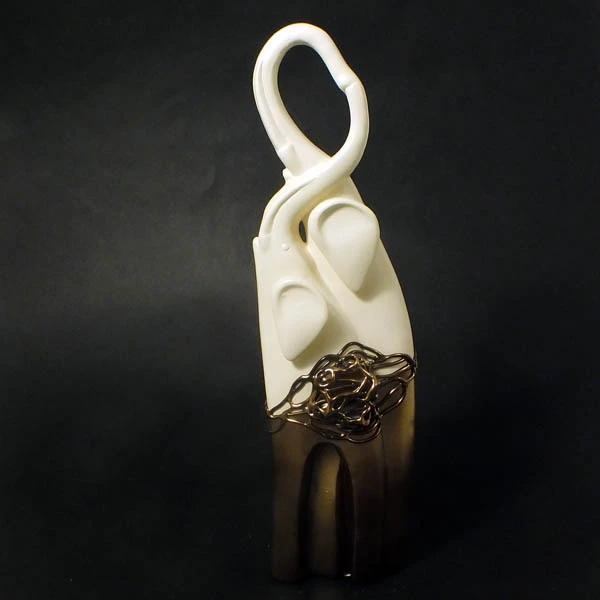 CER-SŁOŃ MAMUSIA ŚREDNI *DECOR 1/2 ZŁOTO* C-574-1/2Z