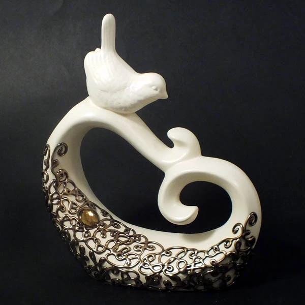 CER-STROIK Z PTAKIEM *DECOR ZŁOTO* C-544DZ