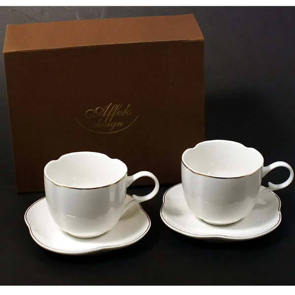 MONDEX-KPL. 2 FILIŻANEK ZE SPODKAMI Y54-2