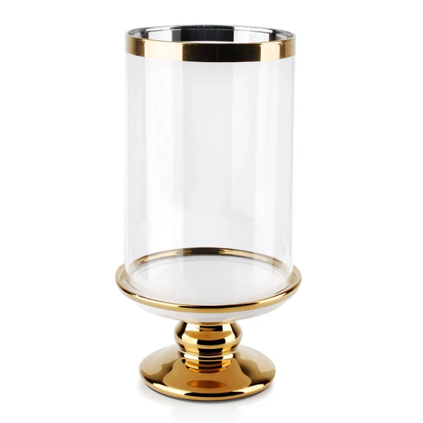 MON-LAMPION/ŚWIECZNIK  SZKLANY 20,5CM 2188