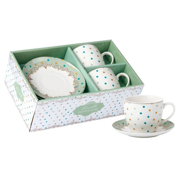 TOM-KPL. FILIŻANEK+SPODEK 2+2 250ML CR2-50