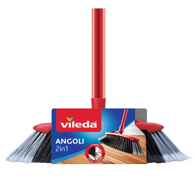 VILE-SZCZOTKA PROFILOWANA *ANGOLI* 2W1 NA KIJU 128762