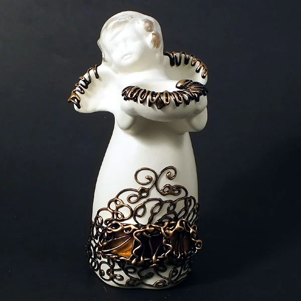 CERKAM-ANIOŁ ŚREDNI GRUBASEK *ART* C-338ART