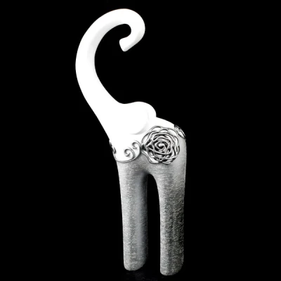 CER-SŁOŃ MODERN CHUDY DUŻY *1/2 RÓŻA-BIAŁY* C-335-1/2R