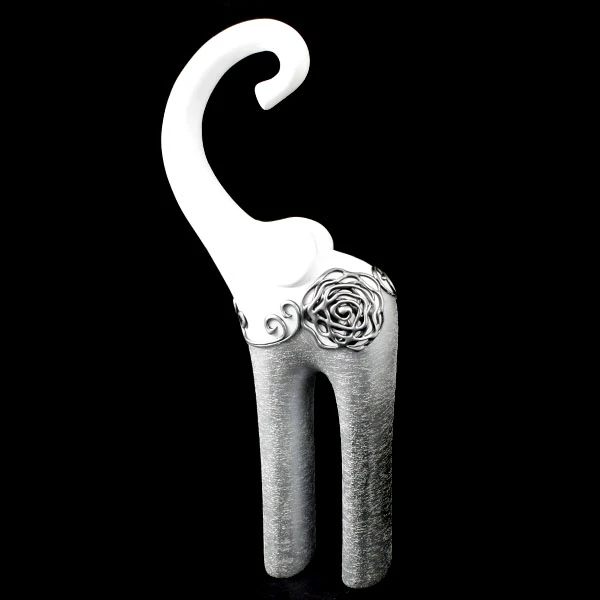 CER-SŁOŃ MODERN CHUDY DUŻY *1/2 RÓŻA-BIAŁY* C-335-1/2R