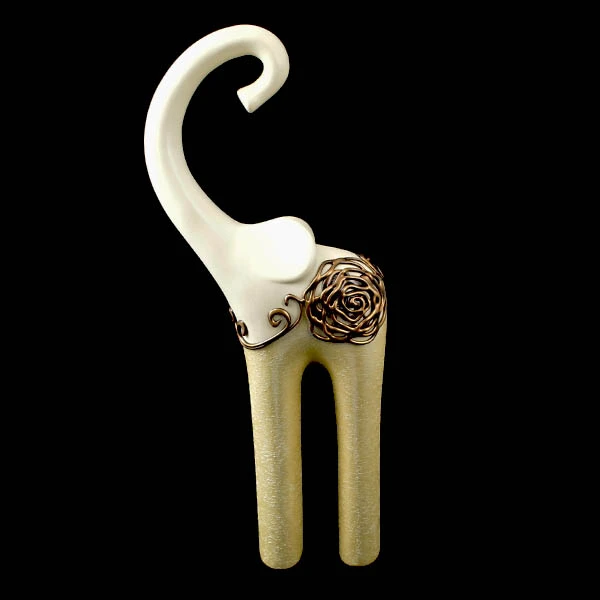 CER-SŁOŃ MODERN CHUDY DUŻY *1/2 RÓŻA-KREM* C-335-1/2R