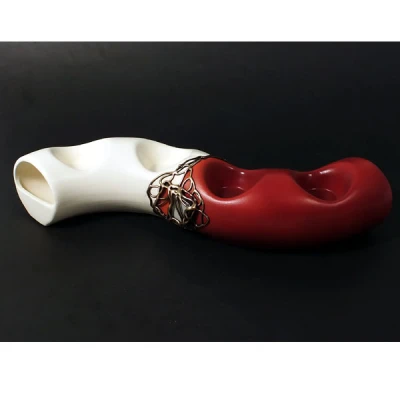 CER-ŚWIECZNIK ŚLIMAK IV *DECOR 1/2VENGE/BRĄZ* C-189-1/2DV/BR