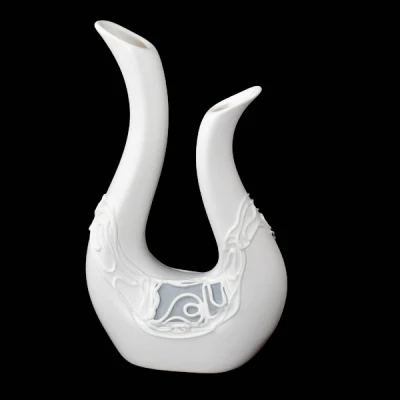 CER-WAZON HARFA MAŁA *WITRAŻ-BIAŁY* C-202W