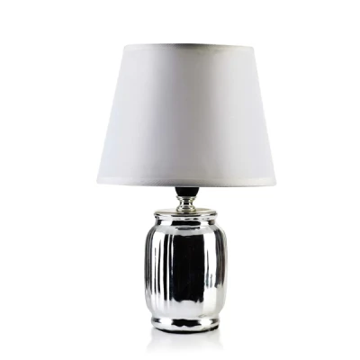 MON-LAMPA LETI SILVER 28CM 8416