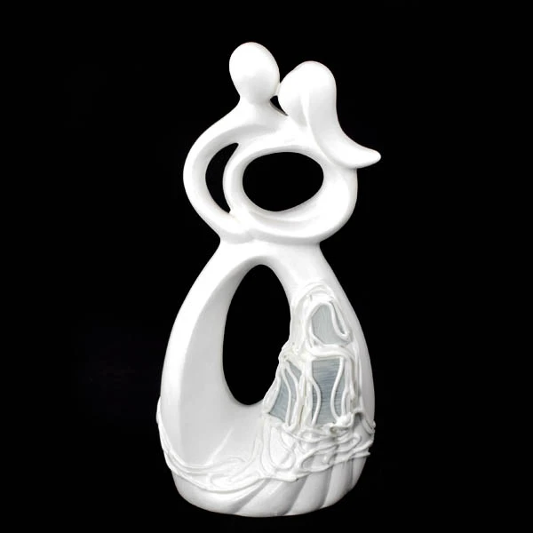 CER-AKT PARA OBRĄCZKI *DECOR WITRAŻ BIAŁY * C-673W