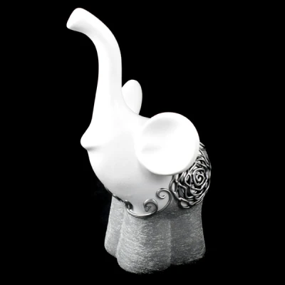 CER-SŁOŃ PLASTUŚ DUŻY *1/2 RÓŻA-BIAŁY* C-555-1/2R