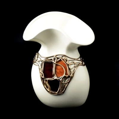 CER-WAZON BUKIET *DEKOR WITRAŻ BIAŁY* C-532W