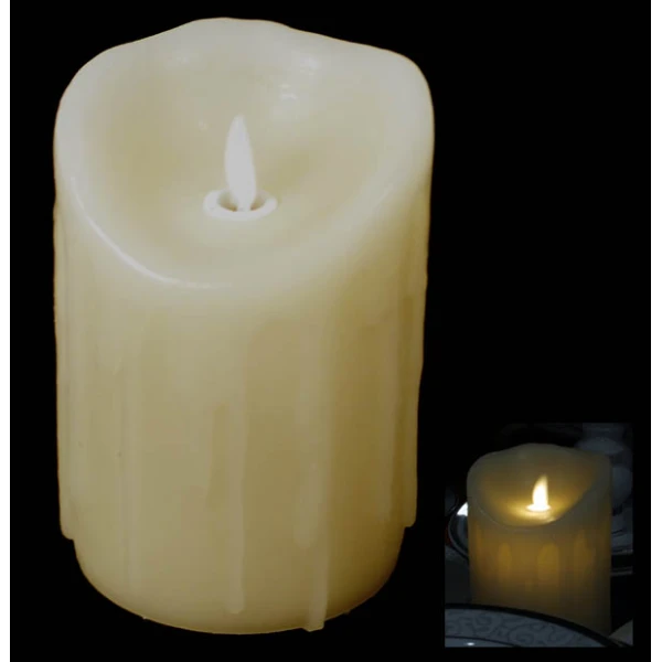 MONDEX-ŚWIECA LEDOWA 8X12.5CM *6080N-12.5-W*