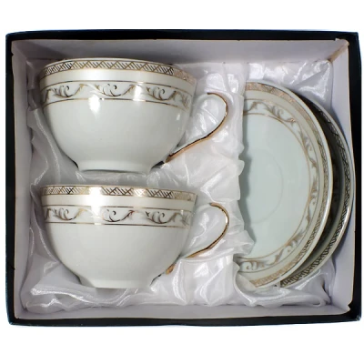 SAL-KPL. FILIŻANEK+SPODKI 2+2 *MAGDALENA GA043* 300ML