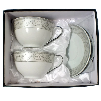 SAL-KPL. FILIŻANEK+SPODKI 2+2 *MAGDALENA GA050* 300ML