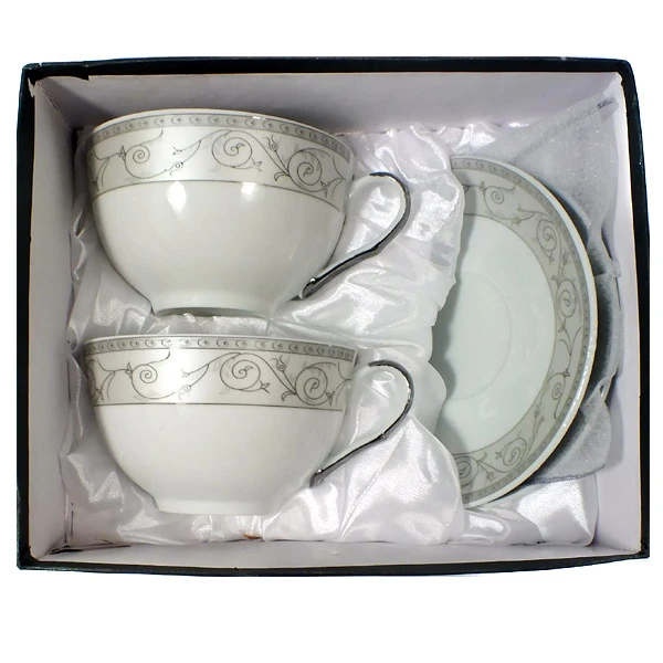 SAL-KPL. FILIŻANEK+SPODKI 2+2 *MAGDALENA GA050* 300ML