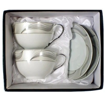 SAL-KPL. FILIŻANEK+SPODKI 2+2 *MAGDALENA GA1378S* 300ML