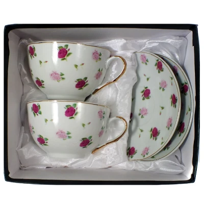 SAL-KPL. FILIŻANEK+SPODKI 2+2 *MAGDALENA GA280* 300ML