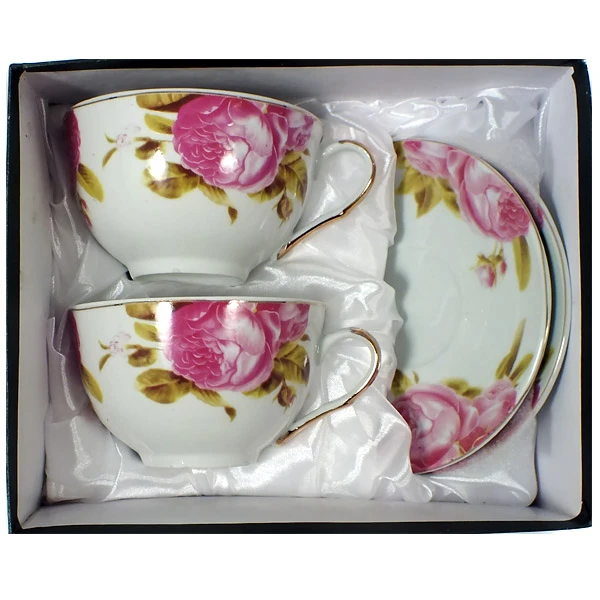 SAL-KPL. FILIŻANEK+SPODKI 2+2 *MAGDALENA GA281* 300ML