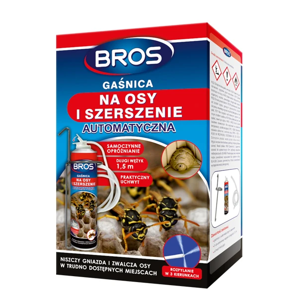 BROS - GAŚNICA NA OSY I SZERSZENIE AUTOMATYCZNA 400ML