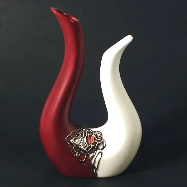 CER-WAZON HARFA MAŁA *DECOR MAHOŃ* C-202DM