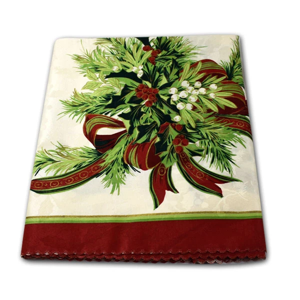 CO-OBRUS ŚWIĄTECZNY ŻAKARDOWY *BN* ŚR.180