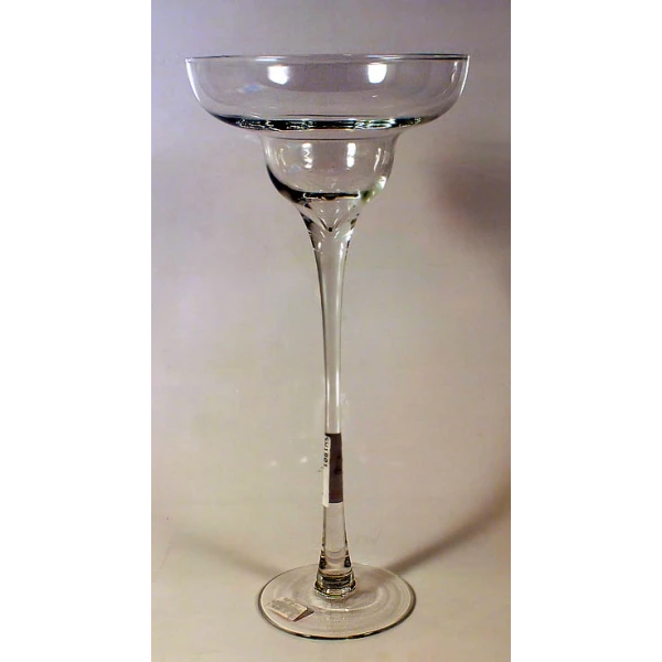 KLAUDIA-ŚWIECZNIK SZKLANY KIELICH *W308*