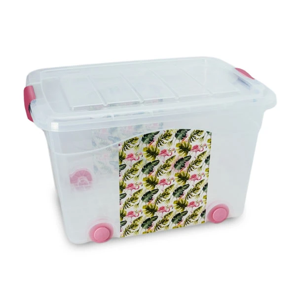 KON-POJEMNIK ROLLER BOX 40L Z/P *FLAMINGI* 12801