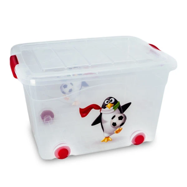 KON-POJEMNIK ROLLER BOX 40L Z/P *PINGWINY* 12800