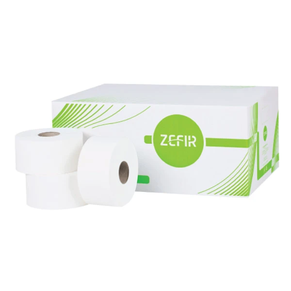 KPL. 12 ROLEK PAPIERU ZEFIR BIG ROLA C100 2W MAKULATURA 65% A'12