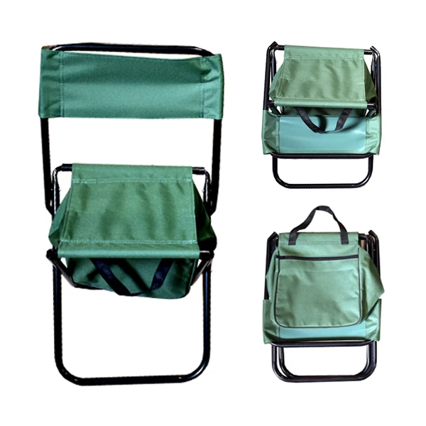 KRZESEŁKO TURYSTYCZNE SKŁADANE MULTI - ZIELEŃ