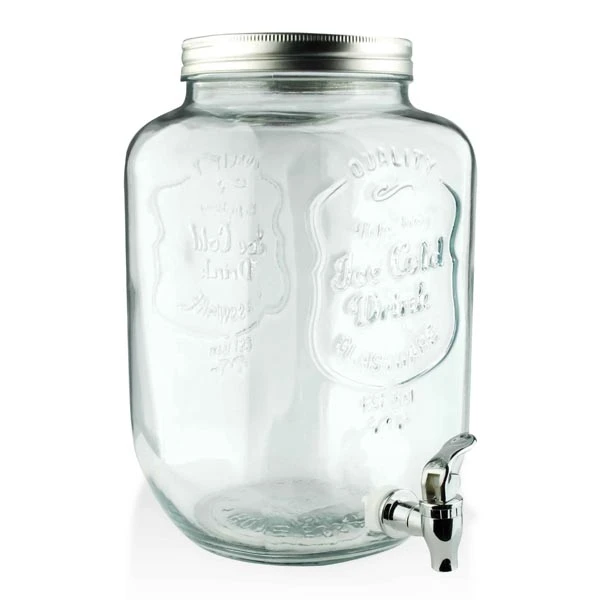 MON-SŁÓJ SZKLANY 8L Z KRANEM 7593