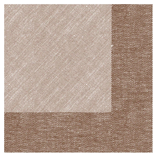 PAW-AIRLAID SERWETKI 40*40 BAMBERG BRĄZ /50/