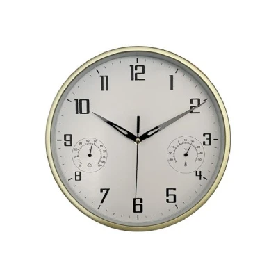 AS-ZEGAR/TERMO/HIGRO 30CM ZŁOTY