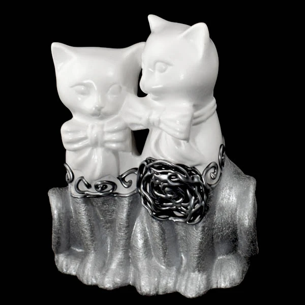 CER-KOT BLIŻNIAK *1/2 RÓŻA-BIAŁY* C-569-1/2R