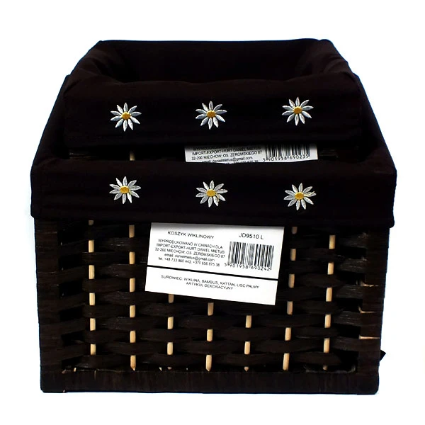 DM-KPL. 2-SZUFLAD WIKLINOWYCH KWADR. 9510 L101 BRĄZ