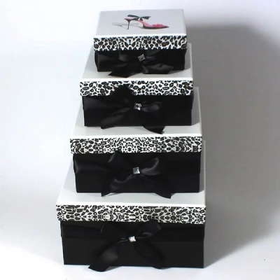 GARDEN-KPL. 4 PUDEŁEK KWADRATOWYCH *H5147J-C033*