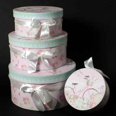 GARDEN-KPL. 4 PUDEŁEK OKRĄGŁYCH *H5182M-C421*