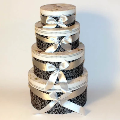 GARDEN-KPL. 4 PUDEŁEK OKRĄGŁYCH *H5182MJ-C352*