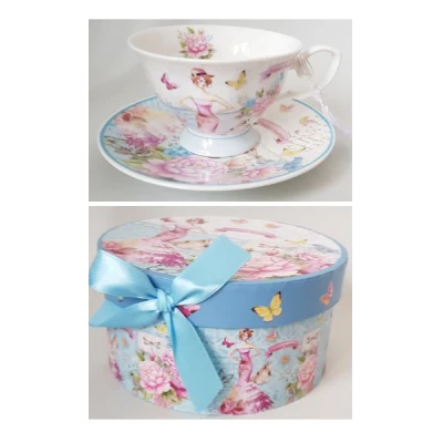 MMG-FILIŻANKA+SPODEK 200ML 37058 *ELEGANT FASHION*