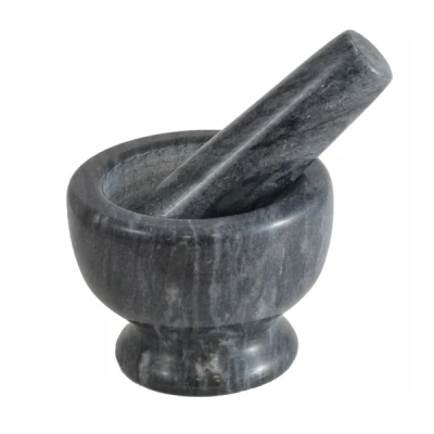 TAD-MOŹDZIERZ MARMUROWY 8X6CM CZARNY XMMP86H